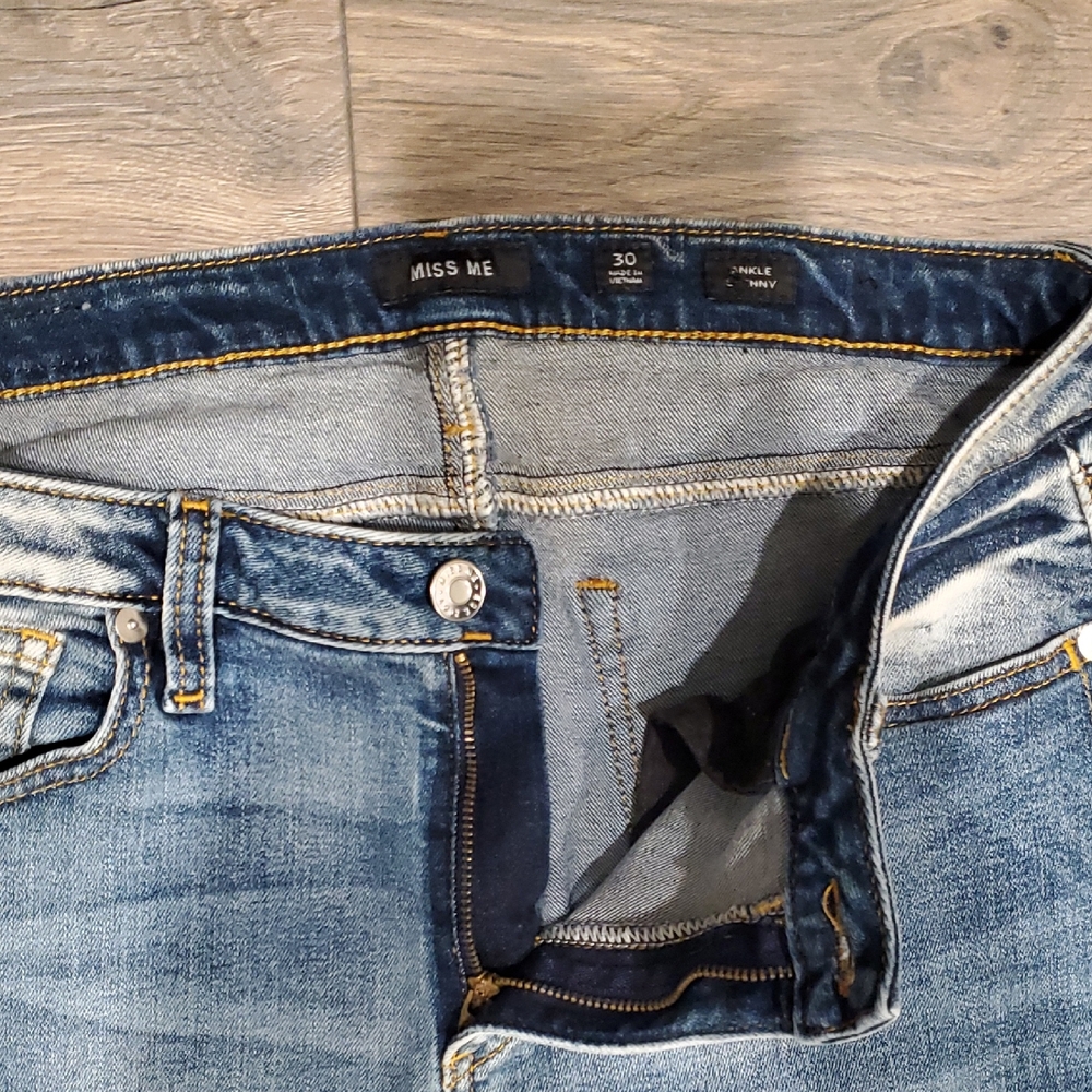 Miss Me Medium Blue Skinny Jeans